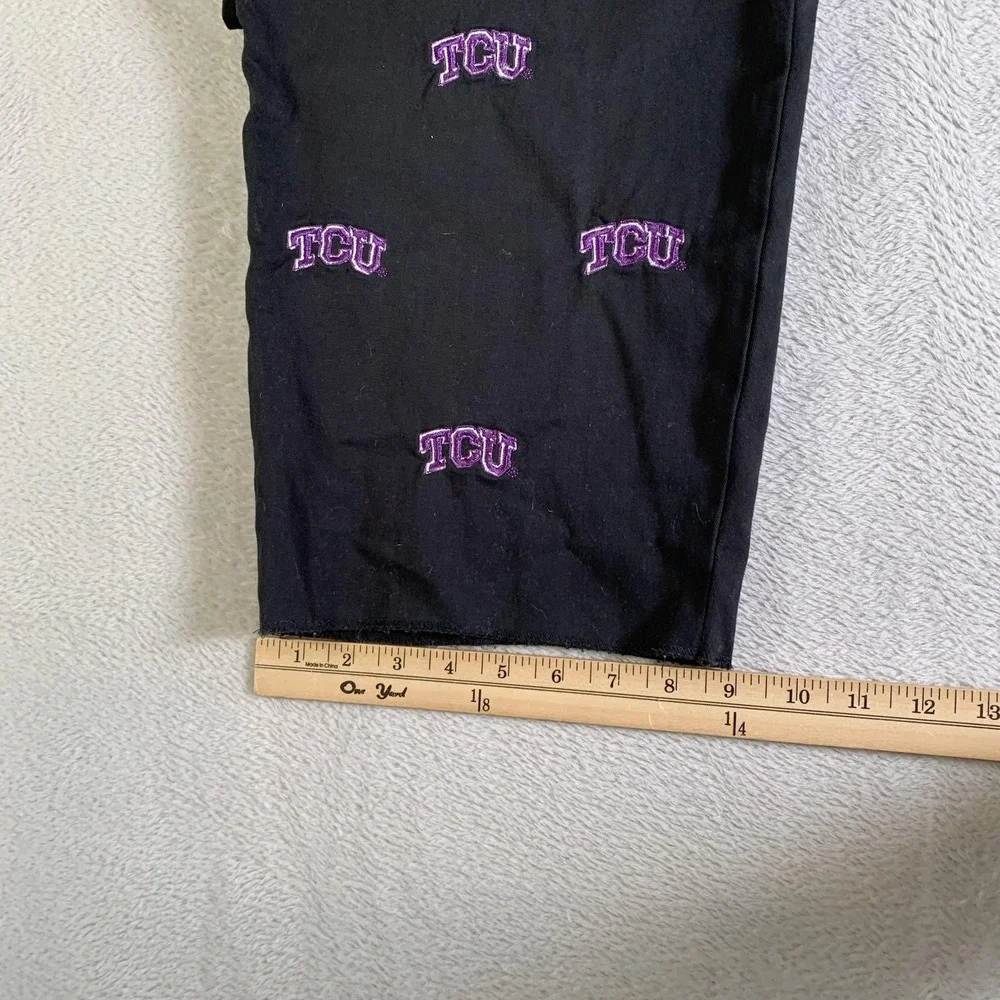 TCU Horned Frogs Pants‎ Mens 42x36 (Tag 44) Black Purple Pennington & Bailes NEW
